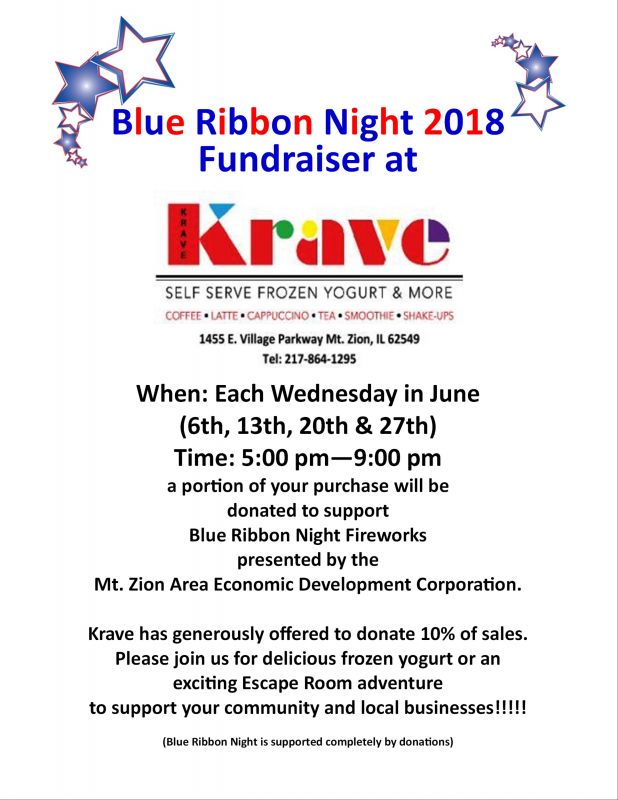 Blue Ribbon 2018 Krave Fundraiser